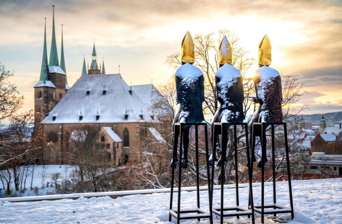-Apartment Am Luisenpark-Perfekte Lage Im Gruenen Fuer Ihren Aufenthalt Erfurt Exteriér fotografie