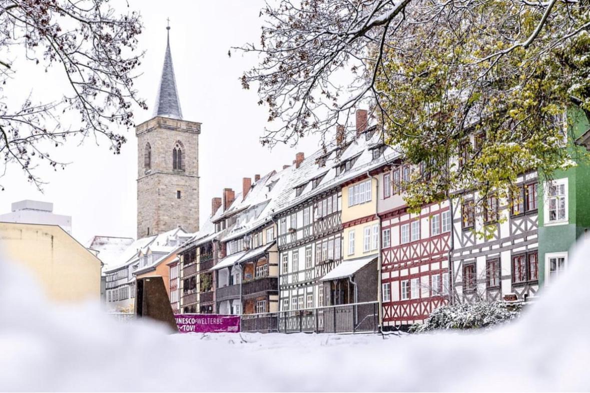 -Apartment Am Luisenpark-Perfekte Lage Im Gruenen Fuer Ihren Aufenthalt Erfurt Exteriér fotografie